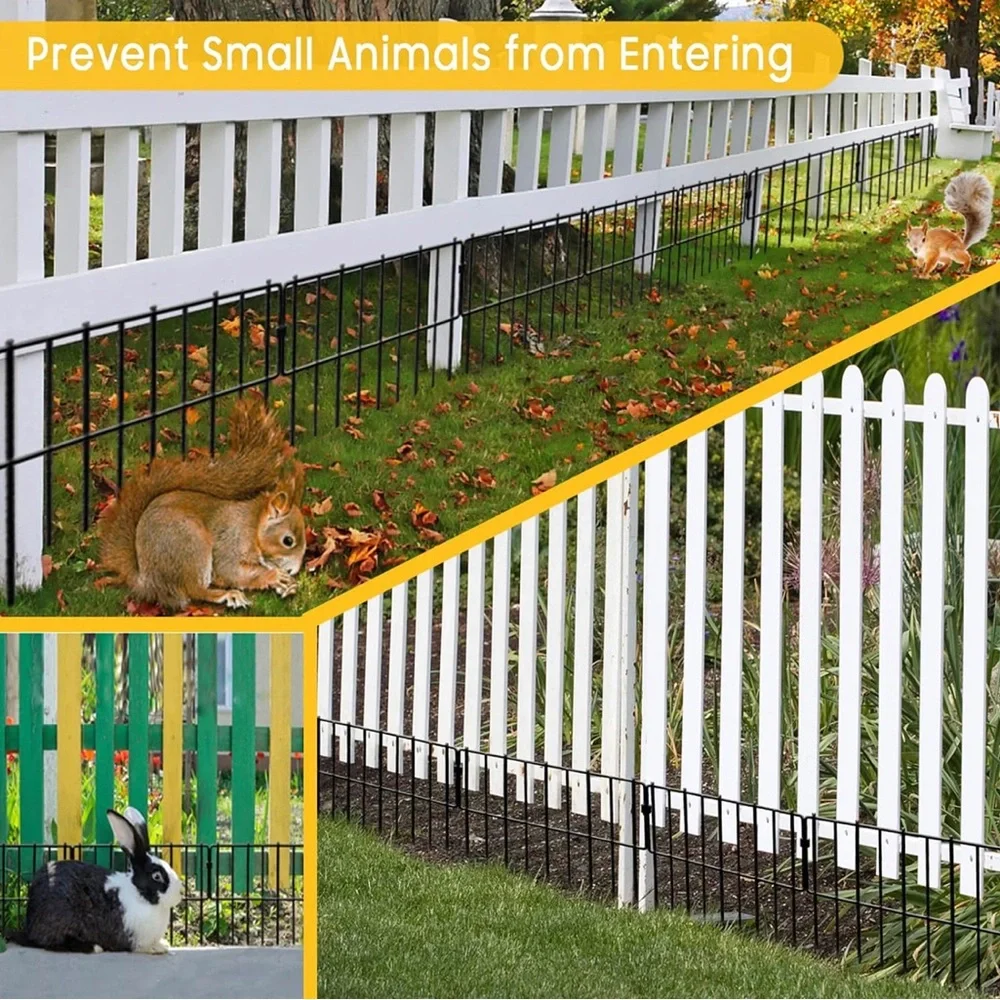 Black Pet Fence Barrier 10 pcs